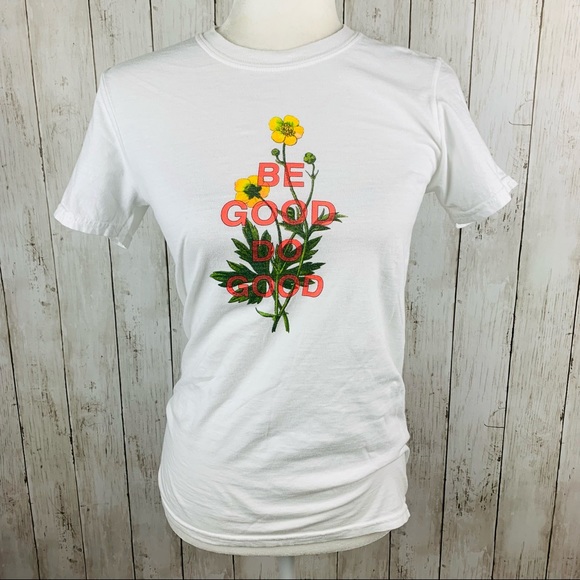 🔥URBAN OUTFITTERS BDG🔥Be Good Do Good Classic White T-Shirt XS NWT - Picture 3 of 5